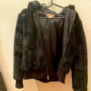 Michael Kors Faux Hooded Jacket